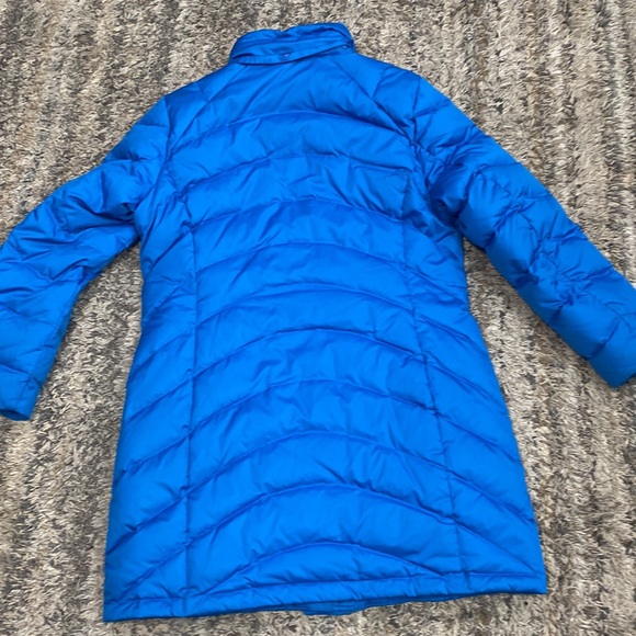 Lands End women’s quilted down feather insulated winter coat size, medium 10/12 - Picture 10 of 15